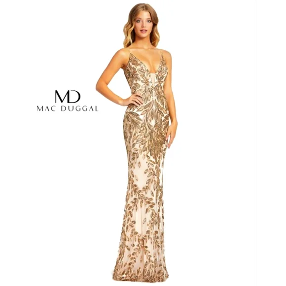 🔴SALE! MAC DUGGAL STYLE #5107 SZ 0 - Picture 2 of 15